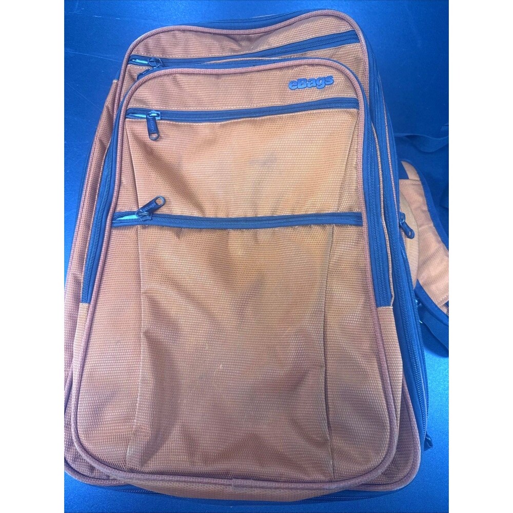 eBags eTech 3.0 Carry-On Travel Backpack Weekender Mother Lode Orange 20 Inch